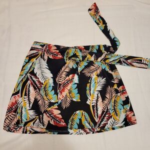 Tropical Print Women's Swim Coverup